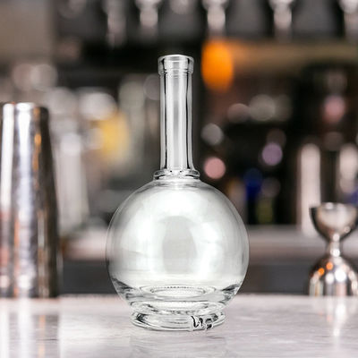 유리 재료 주문 맑은 럭셔리 음주 상자 병 750ml 500ml 와인 스피릿
