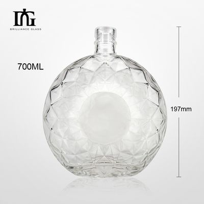 독특한 크리스탈 와인 세트 맑은 술 위스키 병 500ml 700ml 750ml 미네랄 워터