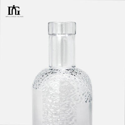 500ml 700ml 750ml 슈퍼 플린트 투명 위스키 보드카 진 테킬라 빈 유리 병