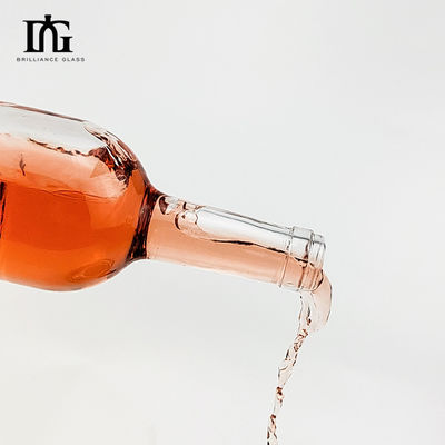 200ml 375ml 500ml 750ml 1000ml 둥근 빈 플린트 유리 술 와인 진 위스키 보드카 테킬라 유리 병 코크 뚜??