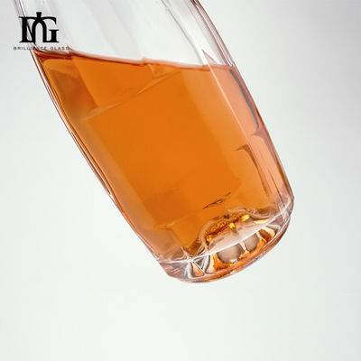 OEM/ODM 허용 700ml 빈 긴 목 얼음 맑은 유리 와인 병 샴페인 병