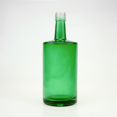 술 및 음료용 슈퍼 플린트 평면 어깨 유리 병 500ml 750ml