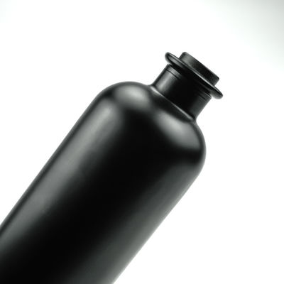750ml 맑은 둥근 유리 병 브랜디 진 럼 보드카 테킬라 음주