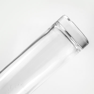 750ml 맑은 둥근 유리 병 브랜디 진 럼 보드카 테킬라 음주