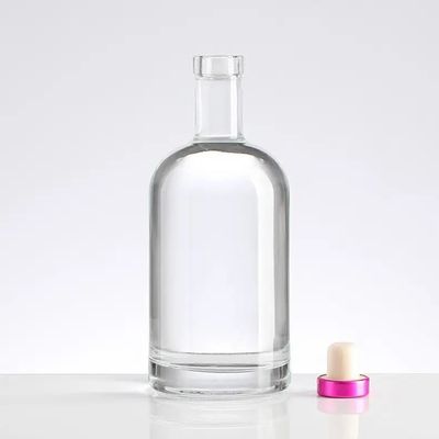 밀폐 유형 CORK 100ml 200ml 375ml 500ml 750ml 매트 블랙 화이트 유리 병 진
