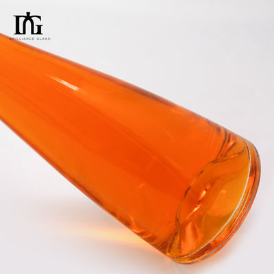 직접 500ml 빈 맑은 유리 알코올 술 선물 병 코크와 나사 캡