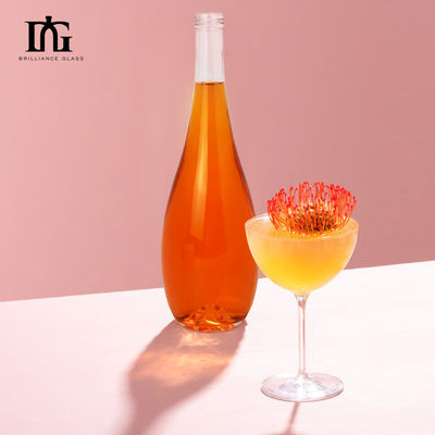 유리 목걸이 750ml 비어있는 포장 주문용 와인 병 보드카 주스 위스키 맥주
