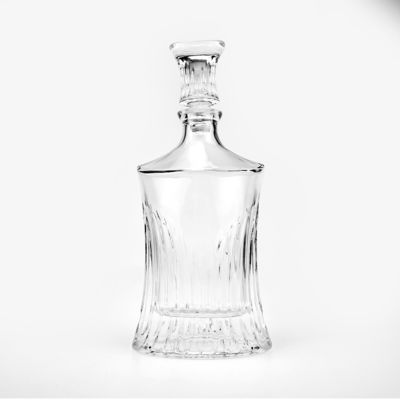 스크린 프린팅 핫 스탬핑 750ml 맑은 유리 디칸터