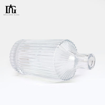 500ml 맑은 유리 보드카 음주 진 럼 테킬라 술 투명 디자인 병