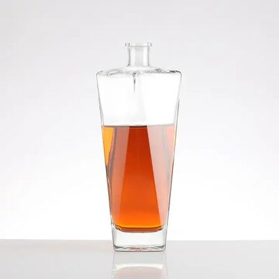 350ml 500ml 750ml 독특한 모양 주문 디자인 알코올 보드카 진 테킬라 유리 병
