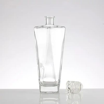 350ml 500ml 750ml 독특한 모양 주문 디자인 알코올 보드카 진 테킬라 유리 병