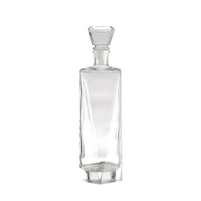 350ml 500ml 750ml 독특한 모양 주문 디자인 알코올 보드카 진 테킬라 유리 병