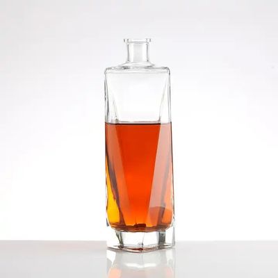 350ml 500ml 750ml 독특한 모양 주문 디자인 알코올 보드카 진 테킬라 유리 병