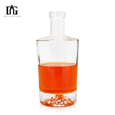 500ml 700ml 750ml 1000ml 노르딕 진 위스키 보드카 산이 새겨진 유리 병
