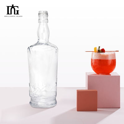 OEM/ODM 700ml 와인 와이스키 750ml 유리 병 직접 공급 뚜?? 코크 타입 둘 다 나사