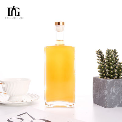 와인 럼 진 음주 와인을 위한 750ml 정면 유리 병
