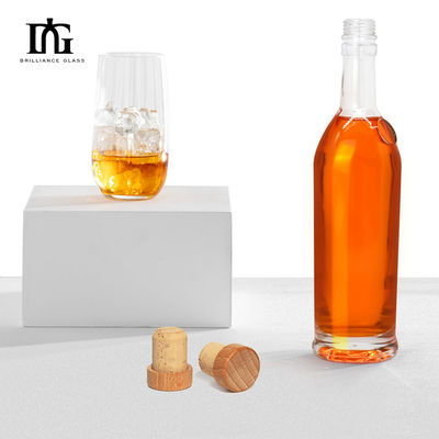 500ml 700ml 750ml 유리 병 매트 블랙 스피릿 병 뚜?? 과 사용자 정의