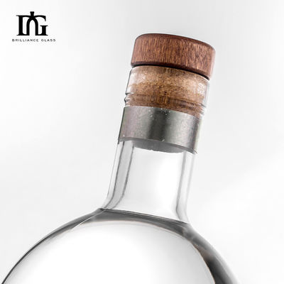 유리 목걸이 재료 700ml 어두운 녹색 빈 와인 유리 병 코크 밀폐 유형