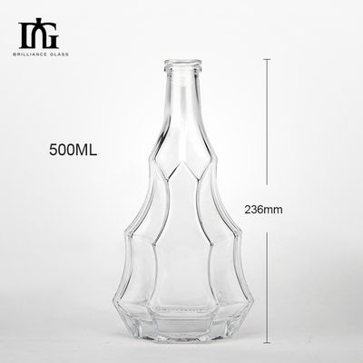 술 및 음료용 유리 병 500ml 700ml 750ml 제조