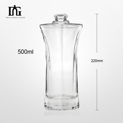 위스키 보드카 유리 병 500ml 750ml 특유의 모양과 코크 캡 타입