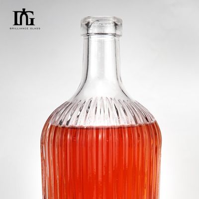 500ml 750ml 용량과 코크 밀폐 유형으로 재활용 가능한 빈 유리 적포병