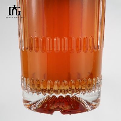 500ml 750ml 용량과 코크 밀폐 유형으로 재활용 가능한 빈 유리 적포병