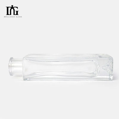 재료 유리 목걸이 700ml 750ml 맑은 브랜디 럼 위스키 진 보드카 코크 병