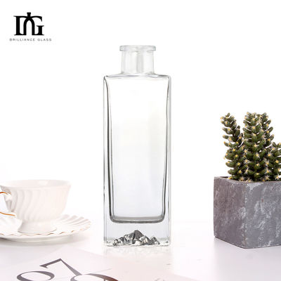 재료 유리 목걸이 700ml 750ml 맑은 브랜디 럼 위스키 진 보드카 코크 병