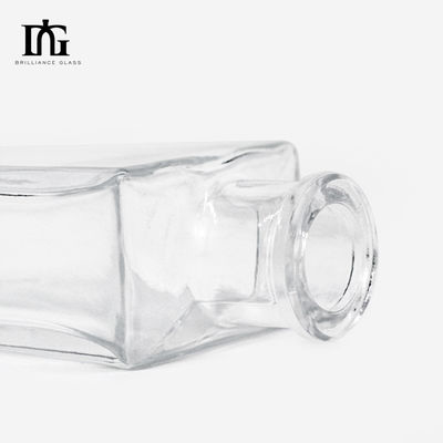 재료 유리 목걸이 700ml 750ml 맑은 브랜디 럼 위스키 진 보드카 코크 병