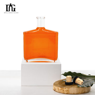 주문형 진 위스키 스피릿 보드카 브랜디 병 코크 닫기 750ml 용량