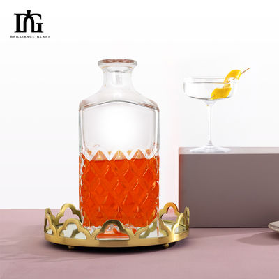 BRILLIANCE 500ml/750ml 음료용 유리병 고형 선명하고 사용자 정의