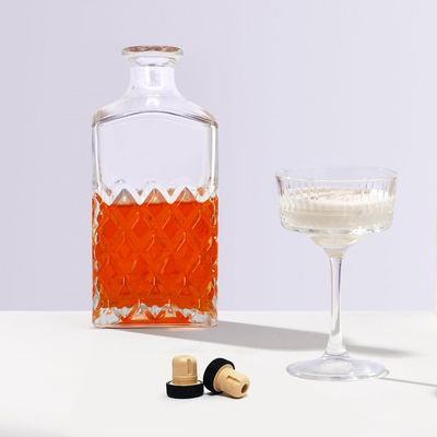 BRILLIANCE 500ml/750ml 음료용 유리병 고형 선명하고 사용자 정의