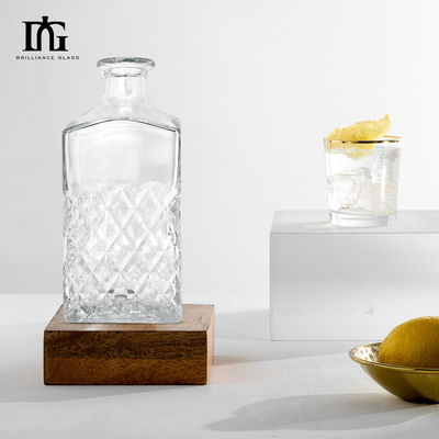 BRILLIANCE 500ml/750ml 음료용 유리병 고형 선명하고 사용자 정의