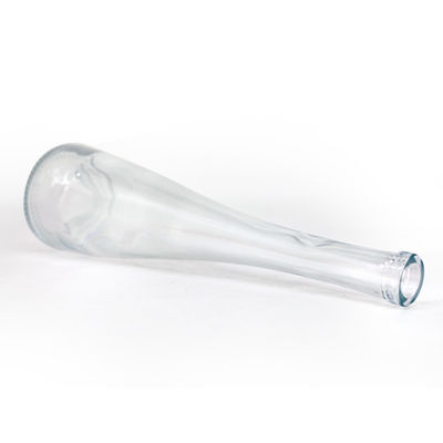 분홍색 바닥 용량 500ml/750ml의 선명한 유리 병