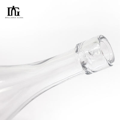 500ml 유리병 브랜디 주스 와인 리커 스피릿 OEM / ODM 독특한 모양