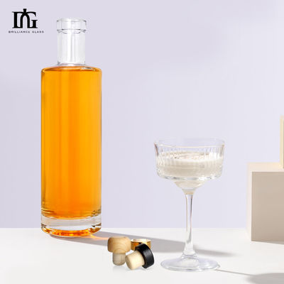 브랜디 주스 와인 리코어 스피릿 유리 병 700ml 용량