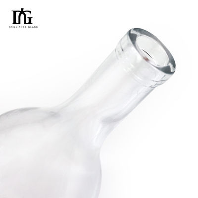 맑은 유리 주스 병 750ml 700ml 음주 음료 기본 재료 맞춤형 디자인