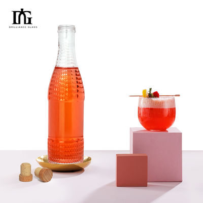 무료로 제공 된 유리 병 700ml 와인 500ml 보드카 브랜디 맑은 투명 빈