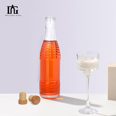 무료로 제공 된 유리 병 700ml 와인 500ml 보드카 브랜디 맑은 투명 빈