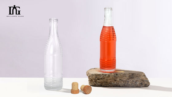 무료로 제공 된 유리 병 700ml 와인 500ml 보드카 브랜디 맑은 투명 빈