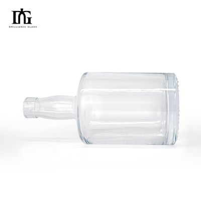 몸소 재료 유리 260ml 미니 병 위스키 와인 리커를위한 맑은 유리 병