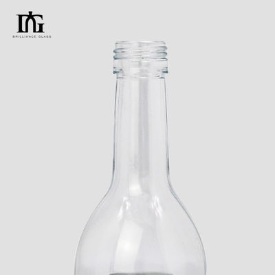 350ml 유리 와인 병 맑은 술과 음료 분배 용액