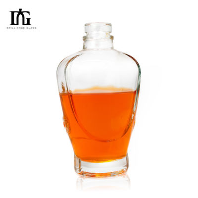 다른 음료 50cl 빈 보드카 위스키 유리 병 코크 뚜?? 과 매트 표면