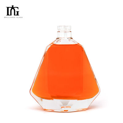 직접 공급 브랜디 유리 병 100ml 250ml 페인팅 인그레이브 스크린 인쇄