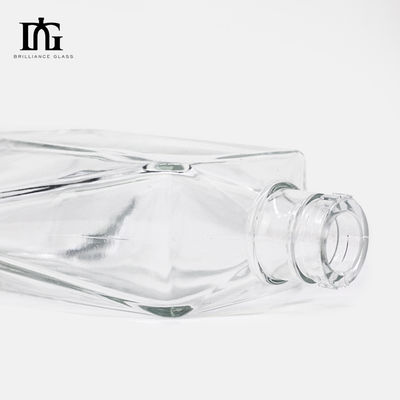 직접 공급 브랜디 유리 병 100ml 250ml 페인팅 인그레이브 스크린 인쇄