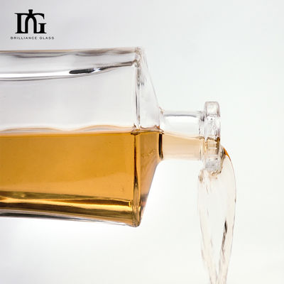 테킬라 및 다른 음료용 투명한 병 500ml 사용자 지정 유리 병