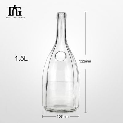 OEM/ODM 허용 1500ml 와인용 아이스 병 빈 유리 병