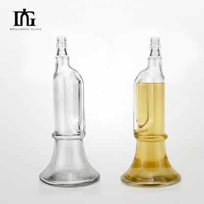 맞춤형 유리 목걸이 재료 진스 500ml 700ml 납 없는 유리 음주 병