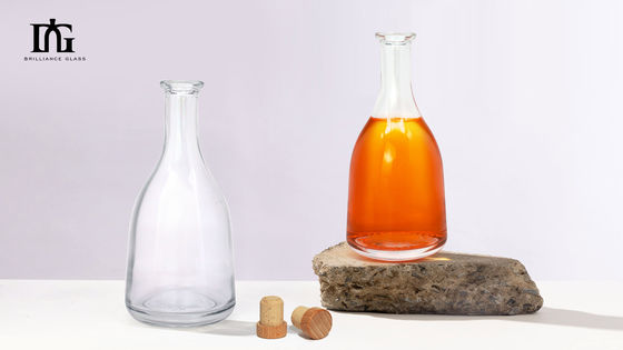 맞춤형 얼음 스크리닝 위스키 병 500-750ml 음주용