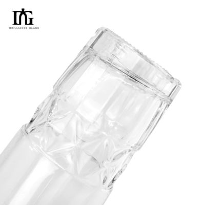 합격 OEM/ODM 유럽 스타일 럭셔리 700ml 750ml 독특한 위스키 럼 진 유리 병